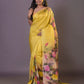 HANDPAINTED MULBERRY HANDLOOM SILK SAREE-056