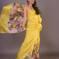 HANDPAINTED MULBERRY HANDLOOM SILK SAREE-056