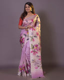 HANDPAINTED MULBERRY HANDLOOM SILK SAREE-50