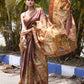 Handpainted  Tussar Silk Saree(Pre-Order)-014