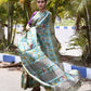 HANDPAINTED TUSSAR SILK SAREE-010