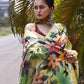 Handpainted Mulberry Handloom Silk Saree-002