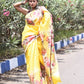 Handpainted Mulberry Handloom Silk Saree-003