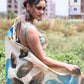 Handpainted Tussar Silk Saree-009