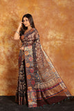 Designer Ajrakh Kota Saree --001