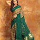 AJRAKH GREEN TONE BANDHINI SAREE-007