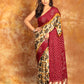 Multi color Ajrakh Bandhini Saree-009