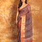 Exclusive Chanderi Ajrakh Saree-010