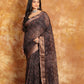 Designer All Over  Ajrakh Saree Natural Dyes(Pre-Order)-017