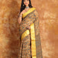 AJRAKH HALDI COLOR MAHESWARI SILK SAREE-019