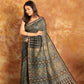 DESIGNER CHANDERI AJRAKH  SAREE-023