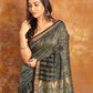 DESIGNER CHANDERI AJRAKH  SAREE-023