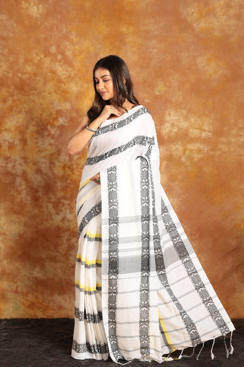 Multicolor Handloom Cotton Saree-001