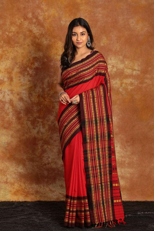 Bengal  Handloom Handspun Cotton Saree-007