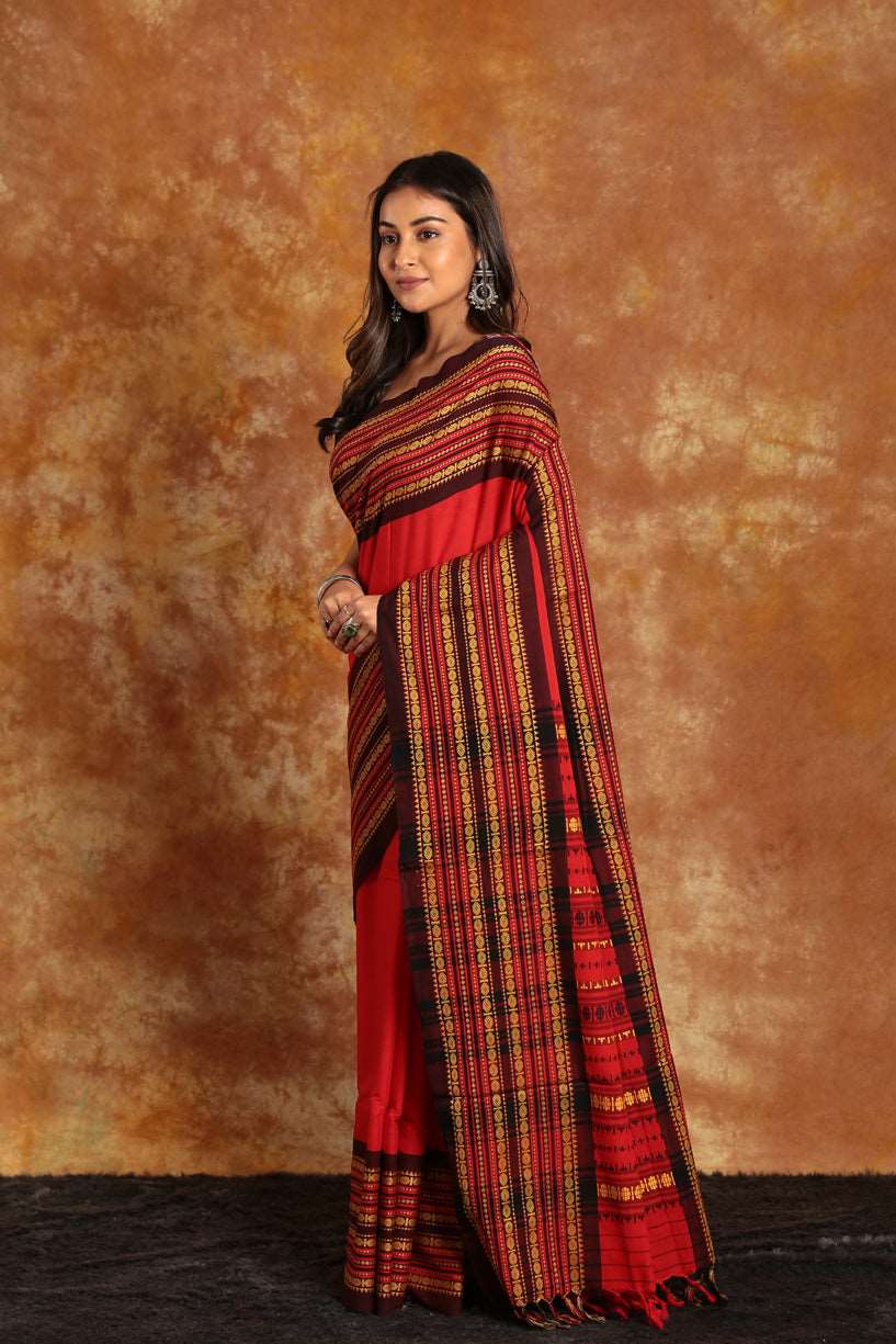 Bengal  Handloom Handspun Cotton Saree-007