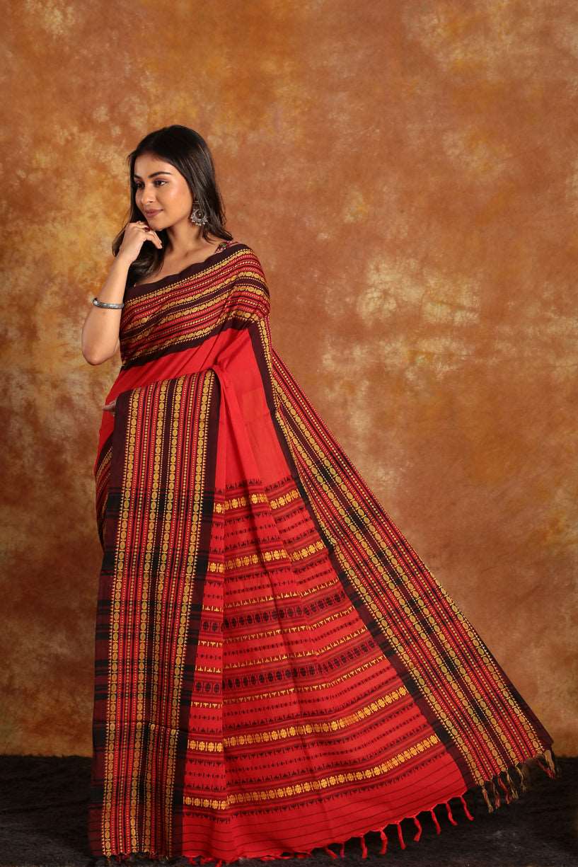 Bengal  Handloom Handspun Cotton Saree-007