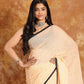 Pale Yellow-Handloom Cotton Saree(Pre-Order)-0017