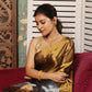 Golden Wheet Brown Tissue Silk Saree-008