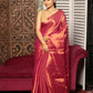 Red Tiisue Silk Saree-009