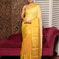 Golden Yellow Tissue Silk Saree-012