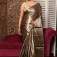 Dark Artichoke Green Tissue Silk Saree-019