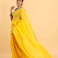 Cadmium Yellow-Handloom Cotton Saree-028