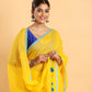 Cadmium Yellow-Handloom Cotton Saree-028