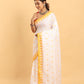 White -Handloom Cotton Saree-031