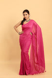 Rose Pink-Handloom cotton-032