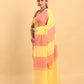 Lemon Yellow-Handloom cotton Saree-034