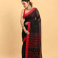 Black-Handloom Cotton Saree-035