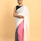 Pink and White-Handloom cotton-042