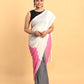 Pink and White-Handloom cotton-042