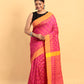 Golden Pink-Handloom Cotton Saree-046