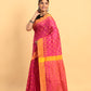 Golden Pink-Handloom Cotton Saree-046