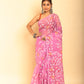 Muslin Jamdani in Nadeshiko Pink Saree-052