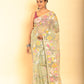 Muslin Jamdani in Plae Yellow Saree-058