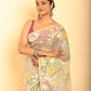 Muslin Jamdani in Plae Yellow Saree-058