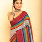 Multicolor Handloom Cotton Saree-087