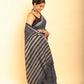 Black and White Border Handloom Cotton Saree-093