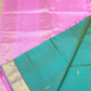 Mint Green and Light Pink Border korvai Saree -129