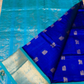 Navi Blue With Sky Blue Border  korvai Saree -130