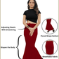 Saree Shapewear Fish Cut Style In Cherry Red Color - 003