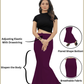 Saree Shapewear Fish Cut Style In Wine Purple Color - 001