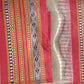 Beige & Pale Orange, Handloom Vidarbha Tussar Silk Saree with Multicolor Contrast Border-007