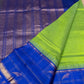 Sky Blue with Lime Green Border Korvai Saree -103