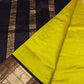 Neon Yellow With Black Border Korvai Saree -109