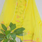 Muslin Jamdani 2 Piece Set Kurti & Dupatta With Pure Yellow-234